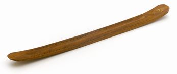 Wood Scoop Ash Catcher - Plain Carved