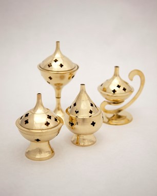 Assorted Brass Incense Burner