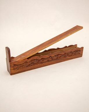 Wholesale Carved Incense Burner Box from India Arts