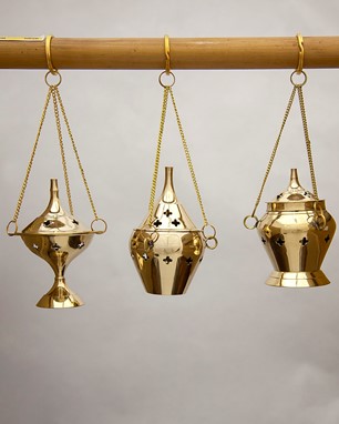 Wholesale Hanging Brass Incense Burners from India arts