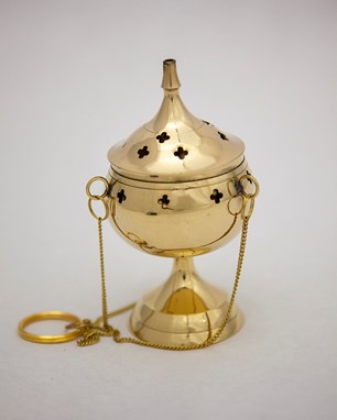 Hanging Brass Incense Burner