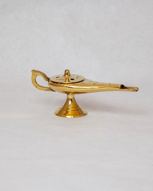 Brass Genie Lamp Incense Burner