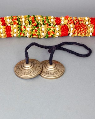 Seven Metal Tingsha On A Cord