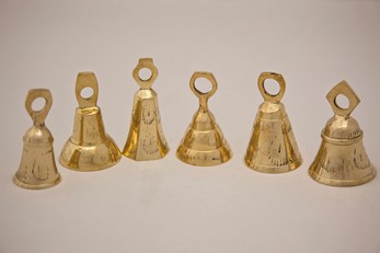 Wholesale handmade 3 Inch Brass Collector Bells from India Arts
