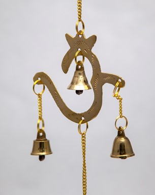 Three Om's windchime with bells