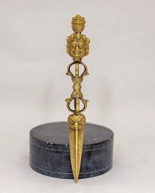 Brass Meditation Phurba