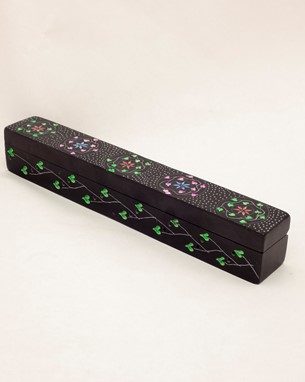 Wholesale Floral Soapstone Box Incense Burner from India Arts