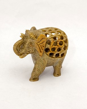 Soapstone In Cut Elephant