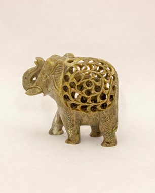 Soapstone In Cut Elephant