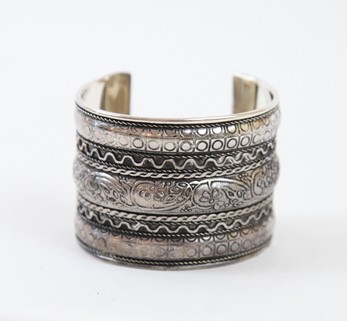 Brass Bracelet Embossed