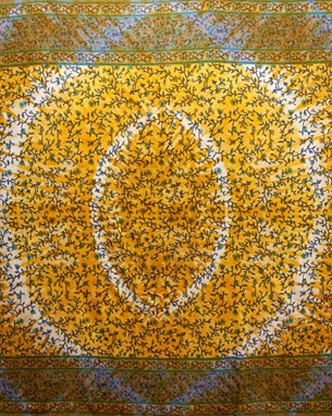 Tie Dye Cotton Vine Tapestry from India Arts