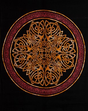 Celtic Circular Knot Tapestry