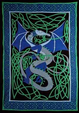 Wholesale Celtic English Dragon Tapestry from India Arts