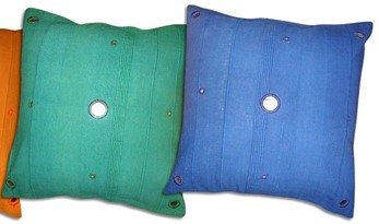 Cushion Covers Ribbed Asst. Colors