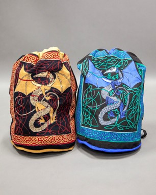 Cotton Celtic Design Backpack