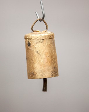 Wholesale 2.75 Inch Tin Bell With Metal Striker from India Arts