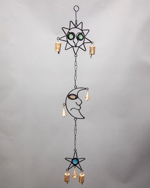 Celestial Chime With Glass Accents