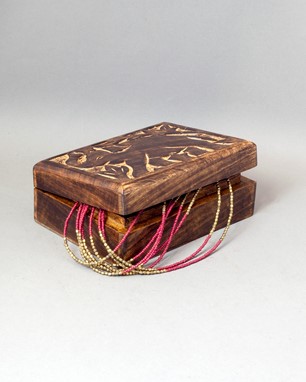 Wholesale Handmade 5x7 Mango Wood Elephant Box