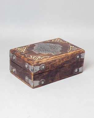 Wholesale 4x6 Celtic Cross Wood Box from India Arts