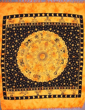Heavyweight Zodiac Tapestry