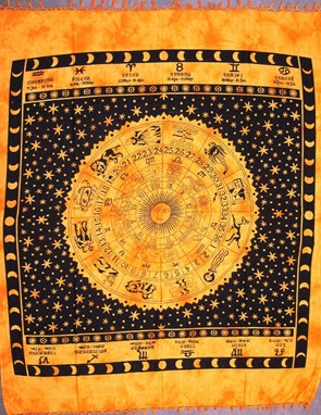 Wholesale Heavyweight Cotton Zodiac Tapestry