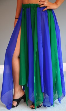 Multi Color Panel Skirt