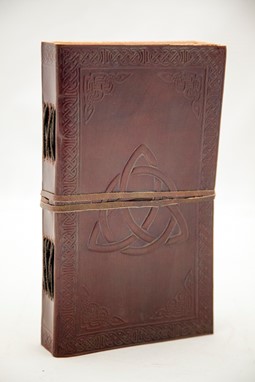Wholesale Leather Celtic Triquetra Journal from India Arts