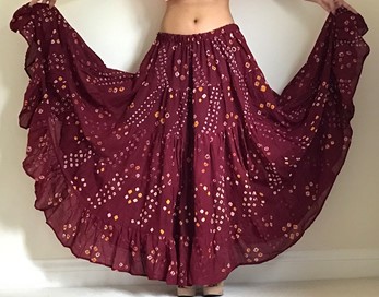 10 Yard Jaipur Print Skirt