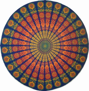 Peacock Design Tablecloth