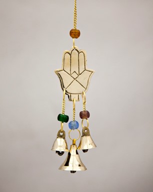Hand Of Fatima Chime With Beads