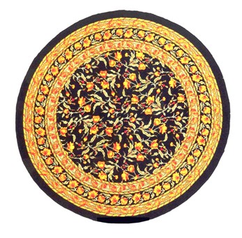 Round French Floral Table Cloth