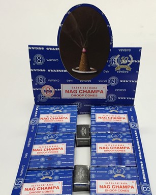 Nag Champa Cones In Display Box