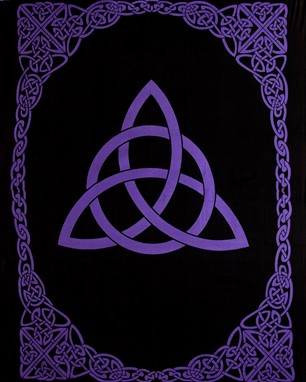 Wholesale Heavy Triquetra Tapestry With Fringe