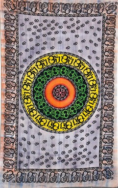 Wholesale Hand Brushed Om Wall Hanging