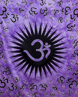 Wholesale Om Cotton Sunburst Tapestry from India Arts