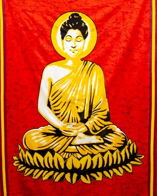 Batik Buddha Tapestry