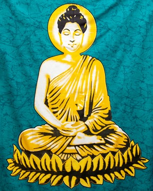 Batik Buddha Tapestry