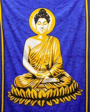 Batik Buddha Tapestry