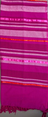 Heavy Ribbed Tapestry With Satin Accents from India Arts