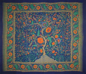 Horizontal Tree Of Life Tapestry