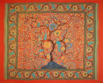 Wholesale Horizontal Tree Of Life Tapestry from India Arts