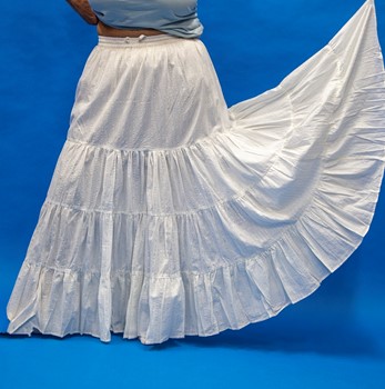 Seven Yard Gypsy Skirt With Lurex