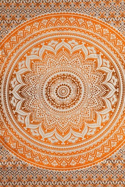 Tie Dye Mandala Tapestry