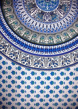 Wholesale Elephant & Parrot Mandala Tapestry