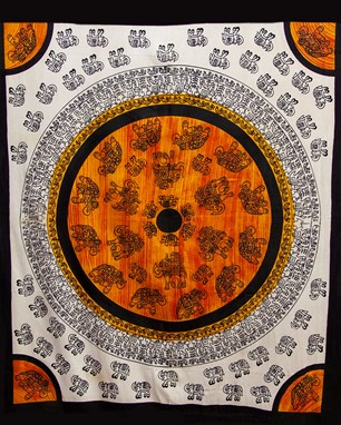 Elephant Tapestry W/ Fringe