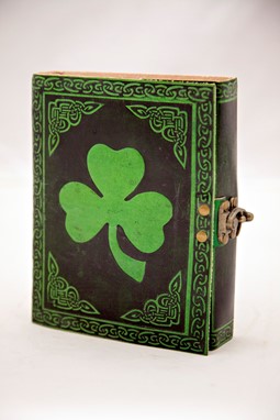 Wholesale Leather Shamrock Journal With Latch