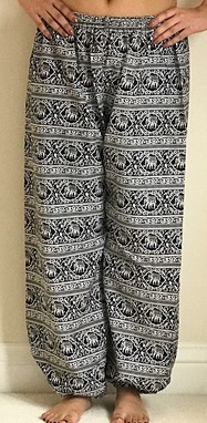 Harem Pants With Elephant Design