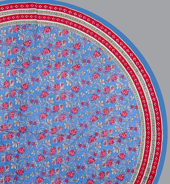 Wholesale Large Round Floral Tablecloth from India Arts