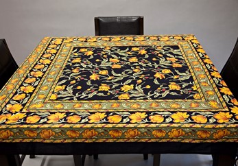 French Floral Tablecloth