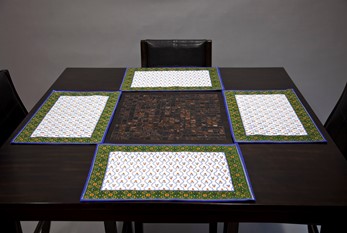Place Mats With Small Buti Design